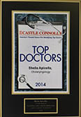 Castle Connolly Top Doctor 2014_Sheila Apicella MD Otolaryngology