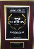 Castle Connolly Top Doctors 2018_Sheila Apicella MD Otolaryngology